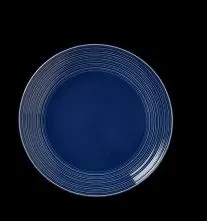 Teller flach coupe Concorde Vollglasur farbig blau