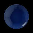 Teller tief 25,5 cm coupe Concorde Vollglasur blau