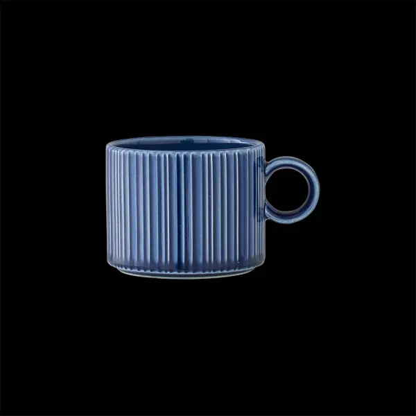 Espresso-Obere 8,5 cl Concorde Vollglasur blau