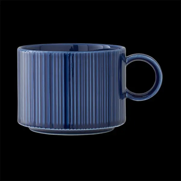 Cappuccino-Obere 34 cl Concorde Vollglasur blau