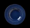 Teller tief Fahne Concorde Vollglasur blau