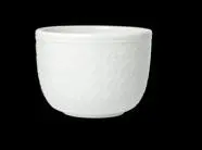 Zucker-/Bouillonschale BEAD weiß 