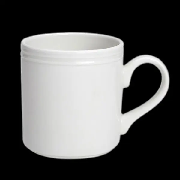 Becher mit Henkel 28,5 cl BEAD weiß 