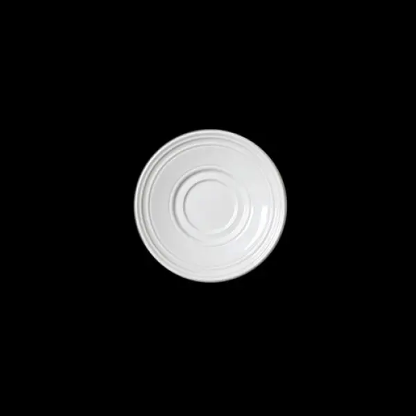 Espresso-Untere 12,5 cm  BEAD weiß 