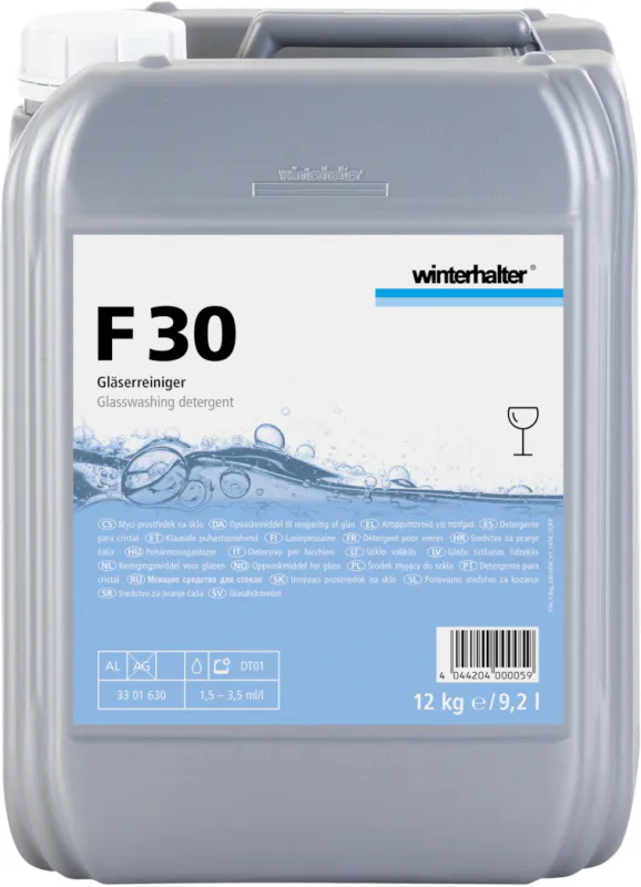 Gläserreiniger F 30  flüssig 12 kg Kanister