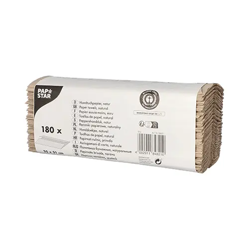 Handtuchpapier C-Falz 31 cm x 25 cm natur 1-lagig