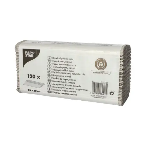 Handtuchpapier C-Falz 50 cm x 25 cm natur 1-lagig