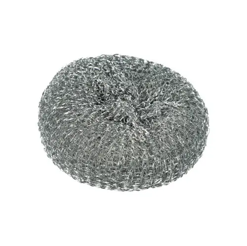 Topfreiniger, Draht rund Ø 13 cm · 4,5 cm silber , kratzend