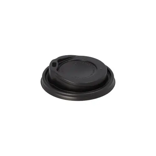 Dom-Deckel PS "To Go" rund Ø 8 cm · 2,4 cm schwarz