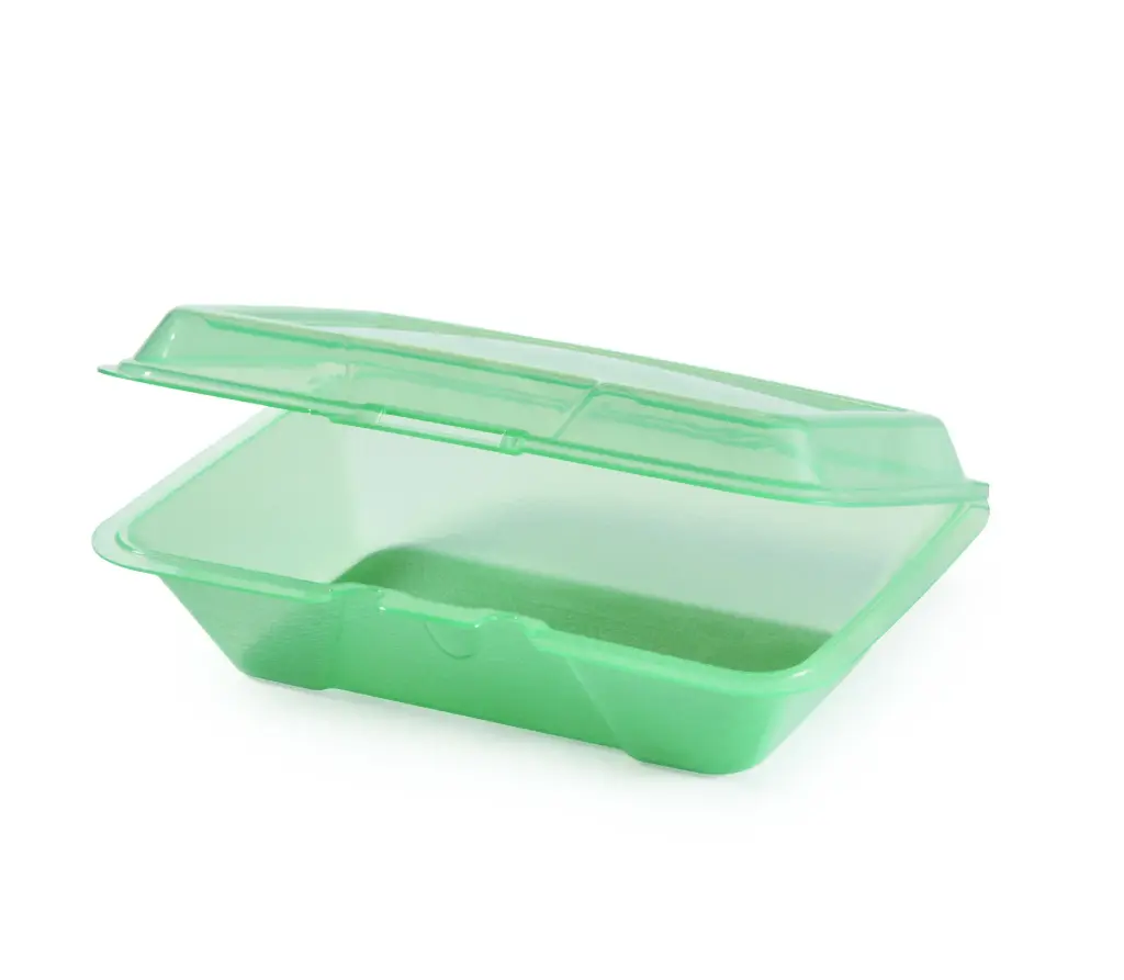 Menübox mit 1 Fach flach rechteckig 23,5 x 17 x 7 cm Eco Takeout