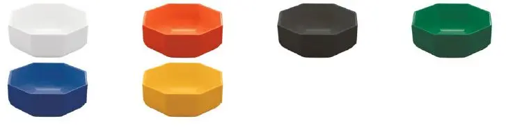 Schüssel 8-eckig 3000 ml aus Melamin   