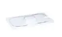 Deckel 1/3 GN mit Aussparung klar aus Kunststoff 325 x 176 mm 