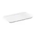 Auslageplatte 300 x 190 x 17 mm aus Kunststoff  weiß