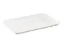 Auslageplatte 350 x 240 x 17 mm aus Kunststoff  weiß