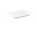 Auslageplatte 190 x 150 x 17 mm aus Kunststoff weiß