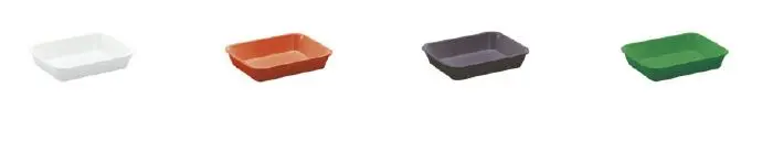 Auslageschale 190 x 150 x 40 mm aus Melamin   