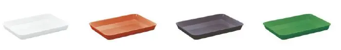 Auslageschale 350 x 250 x 40 mm aus Melamin   