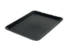 Auslageplatte 300 x 250 x 25 mm aus PP schwarz