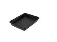Auslageschale 230 x 180 x 40 mm aus PP schwarz  