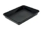 Auslageschale 270 x 210 x 40 mm aus PP schwarz