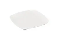 Zahlteller 175 x 175 x 20 mm aus Melamin weiß