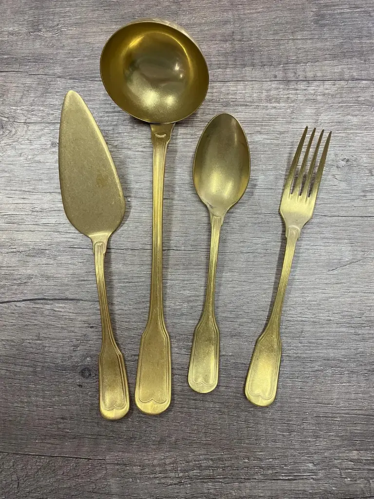 Muster vergoldet 4 tlg. - Musterverkauf / Restposten Pinti   