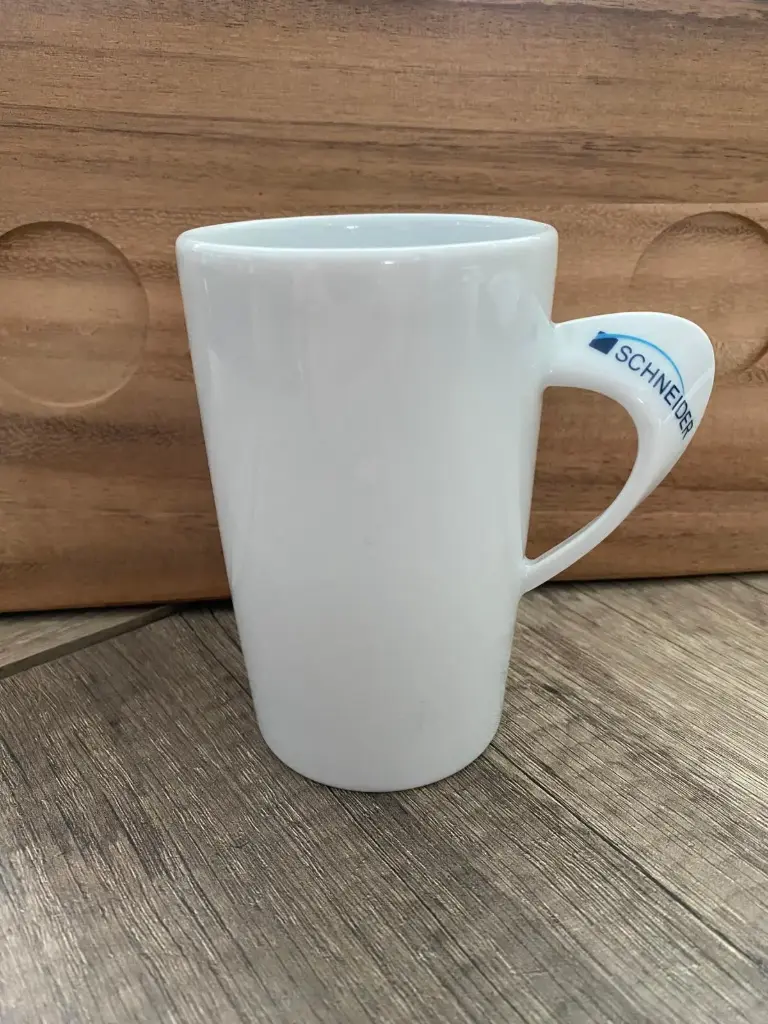 Kaffeebecher Logo Schneider - Restposten     