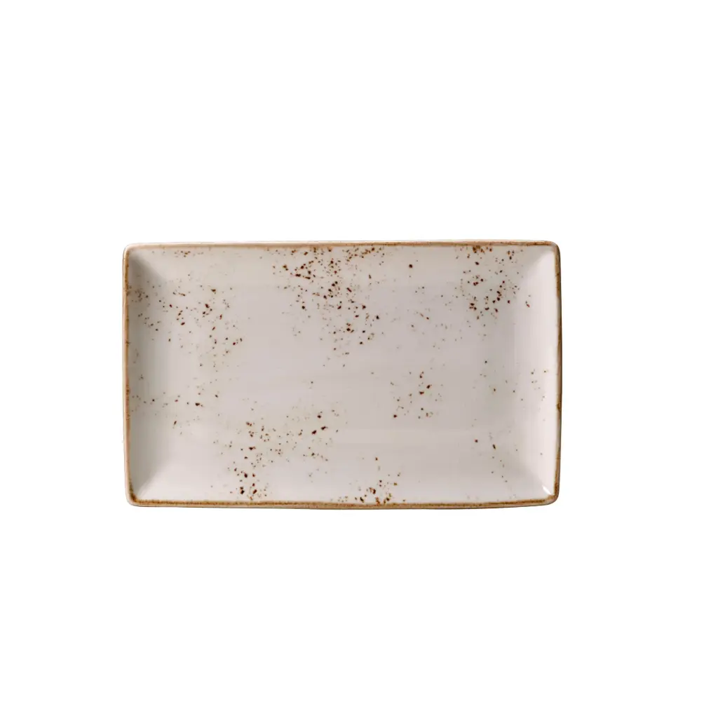 Platte 27 x 16,75 cm Serie Craft weiß