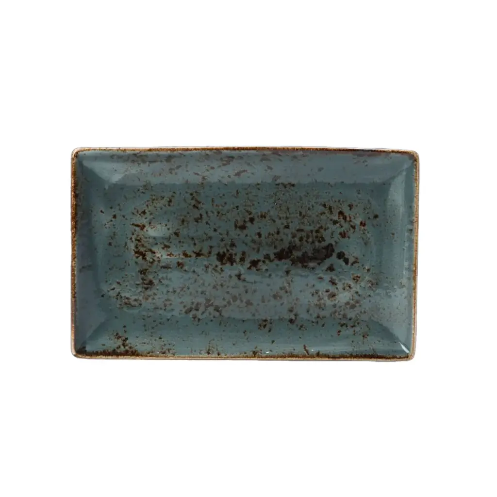 Platte 27 x 16,75 cm Serie Craft blau