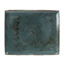 Platte 33 x 27 cm Serie Craft blau