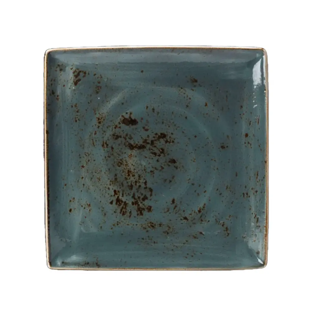 Platte 27 x 27 cm Serie Craft blau