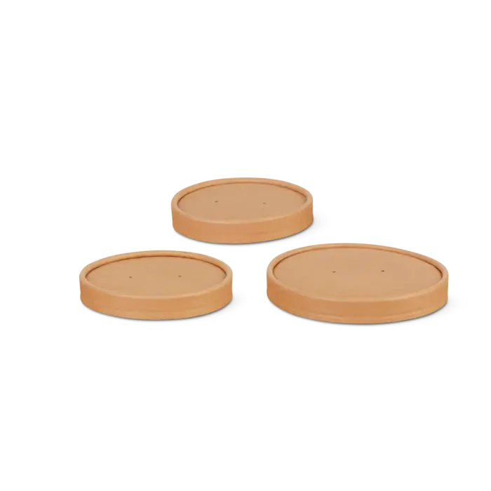 Deckel zu Suppenbecher beschichtet 355 ml braun  