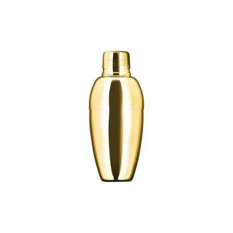 Cobbler Shaker 500 ml Edelstahl goldfarben 
