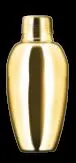Cobbler Shaker 500 ml Edelstahl goldfarben 