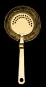 Hawthorn Sieb / Strainer  Edelstahl goldfarben  