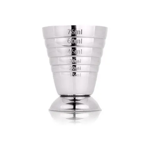 Jigger/Barmaß Multilevel 15/75 ml Edelstahl