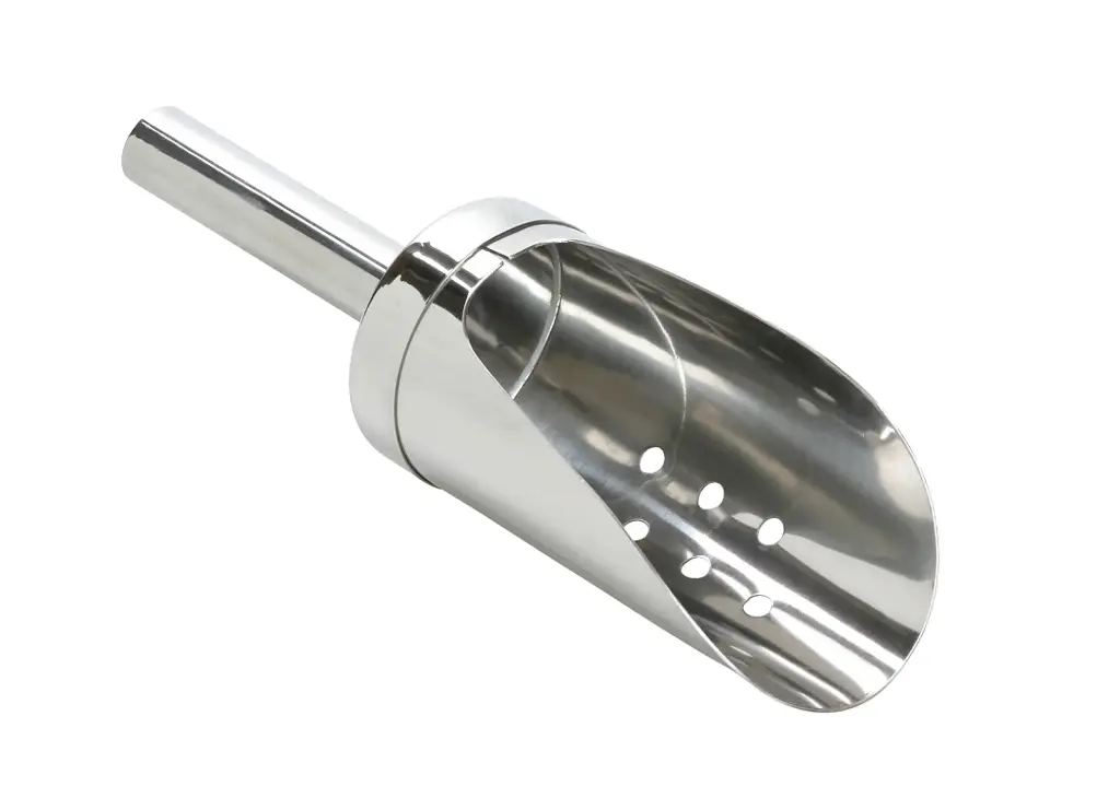 Eisschaufel Metall perforiert