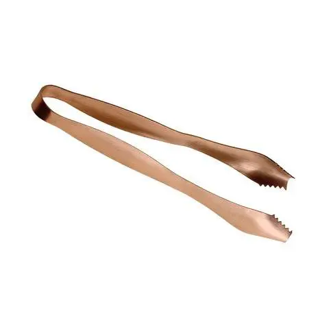 Eiszange 18 cm Edelstahl  kupferfarben 