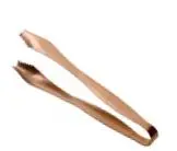 Eiszange Edelstahl  kupferfarben 