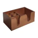 Bar Caddy  6 tlg. Walnussholz 