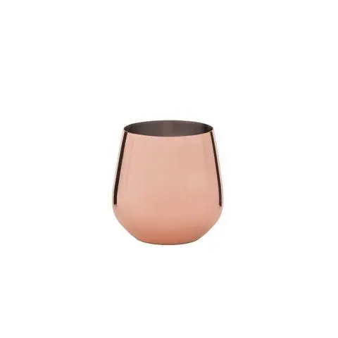 Becher Set 2 tlg. 550 ml Edelstahl kupferfarben 