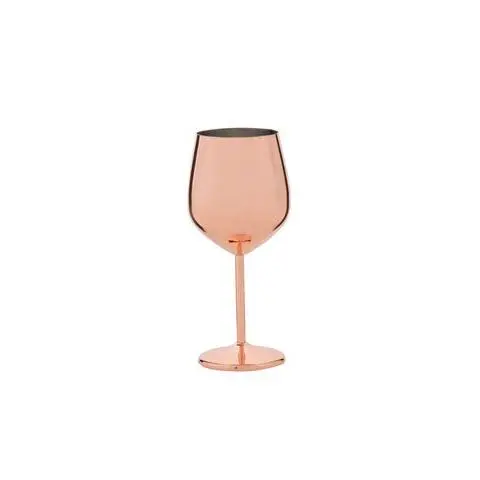 Weinglas Set 2 tlg. 500 ml Edelstahl kupferfarben 