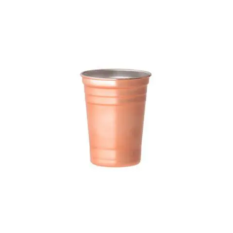 Trinkbecher 500 ml Edelstahl kupferfarben 