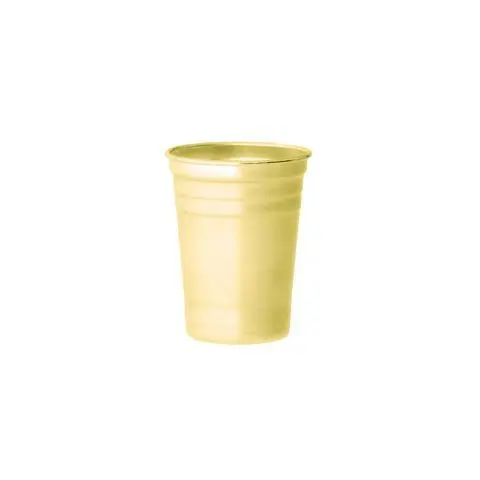 Trinkbecher 500 ml Edelstahl goldfarben  