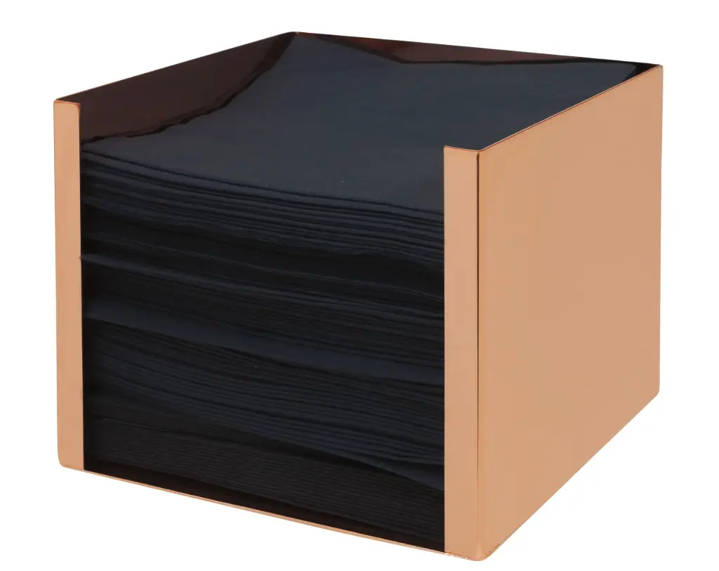 Serviettenhalter Edelstahl kupferfarben