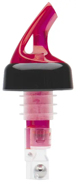 Ausgießer rot 3 Kugel System mit Verschlusskappe 2er Set