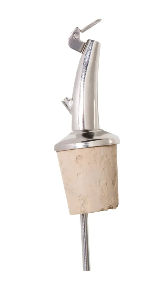 Ausgießer mit Kläppchen Naturkork 6er Pack 