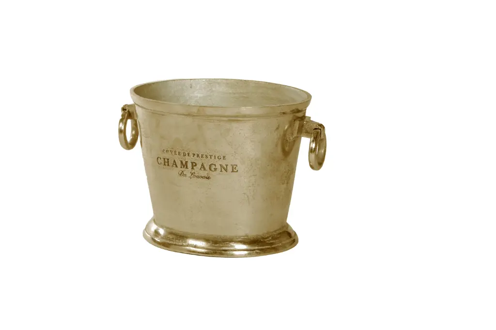Champagner Bucket "Vintage" goldfarben  