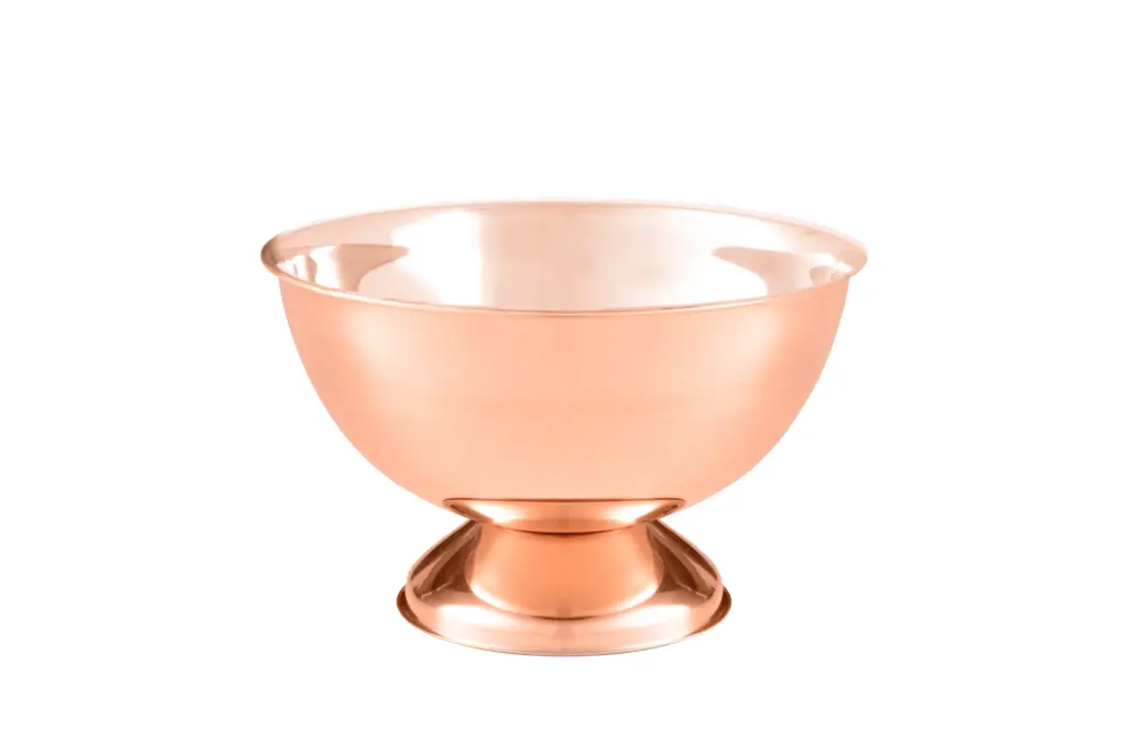 Champagnerkühler Edelstahl kupferfarben 