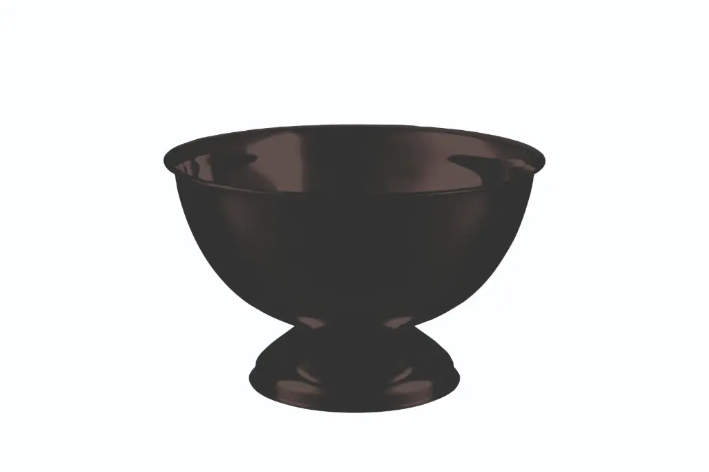 Champagnerkühler Edelstahl schwarz